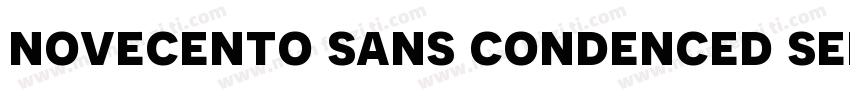novecento sans condenced semibold字体转换